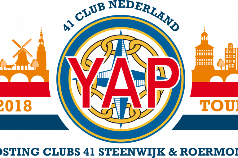 YAP Tour 2018 Nederland Support samen met 41 Club Nederland de YAP Tour 2018 in Nederland!