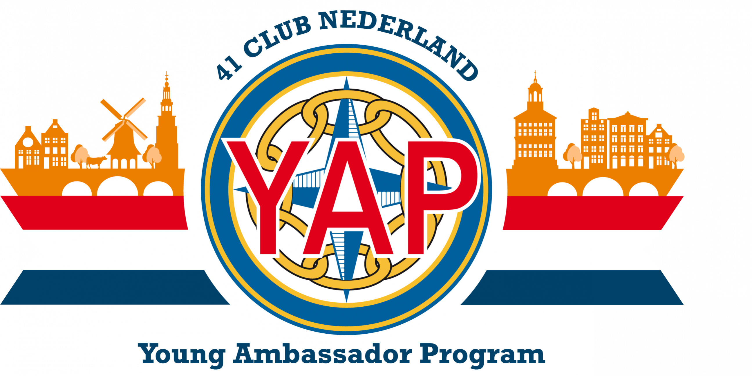 YAP Logo 41 club Nederland sub titel Young Ambassador Program definitieve versie 1